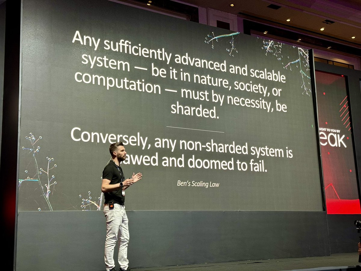 hello <a href="/IstanbulBlockWk/">Istanbul Blockchain Week</a> 🇹🇷

sharding is the only way.