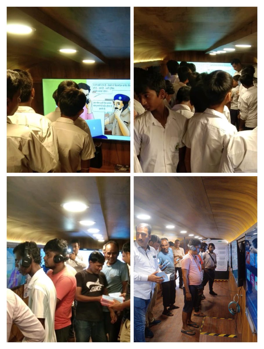 DCCyberKP's tweet photo. #CYBUZZ conducted #cyberawareness campaign Shri Shanti Niketan Vidyalaya & St. Thomas' School,under Port Division of #KolkataPolice.Students were briefed about modus operandi of trending #cybercrime to make them safe from any #financialfraud along with preventive measures. https://t.co/69qfckOJ9J