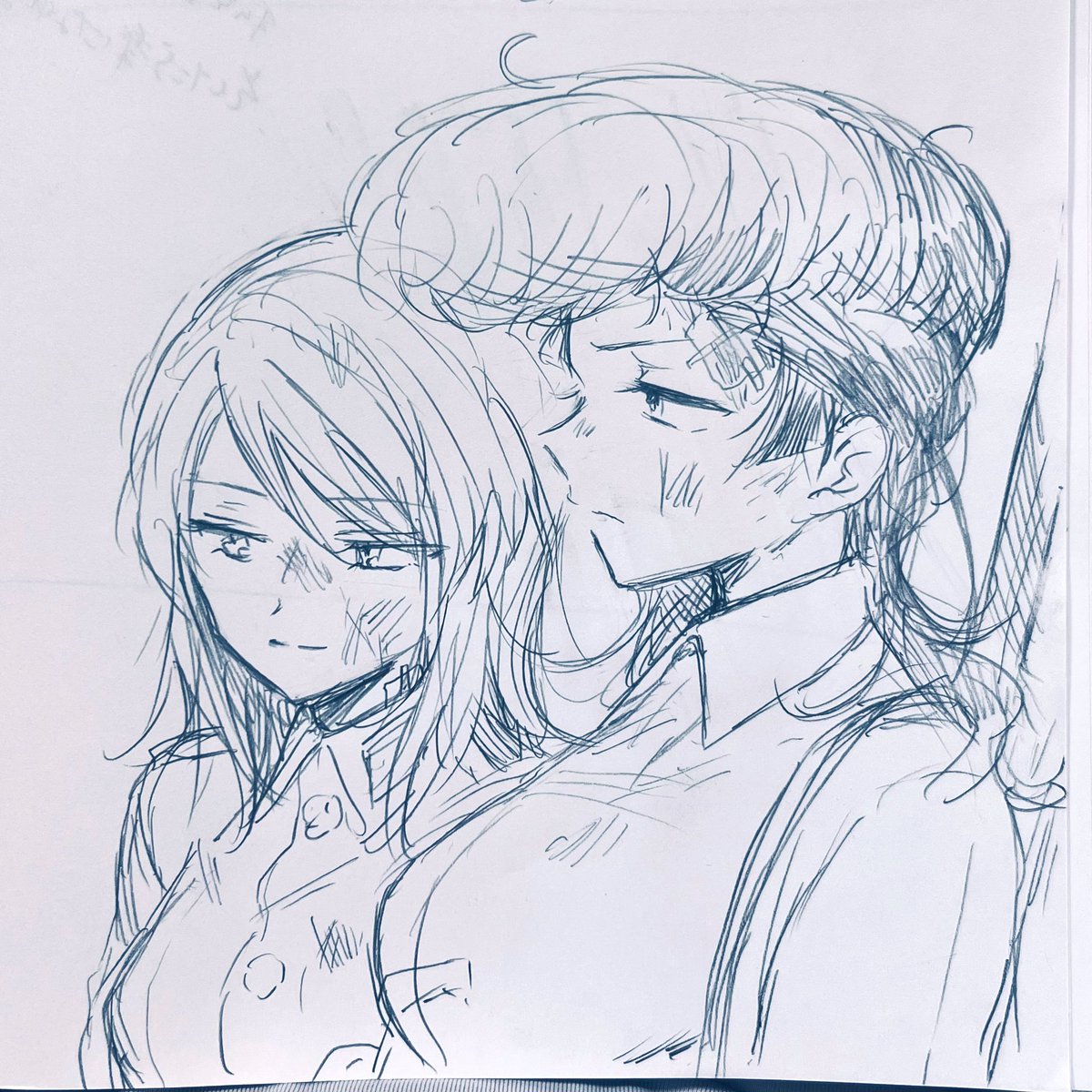 今日のらくがき(ほぼユリミカ) 