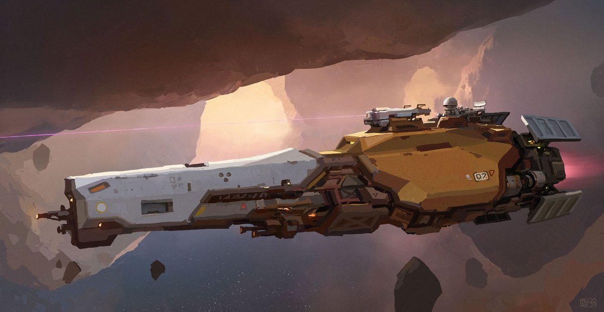 going through the asteroid belt