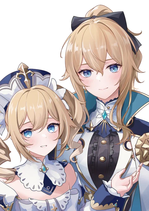 ジン/バーバラ 姉妹 #原神 #GenshinImpact