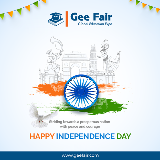gee_fair's tweet photo. This Independence Day, let's pledge to build a knowledgeable India. Discover your path at GeeFair.
.
.
.
#geefair #educationexpo #independenceDay #educationisfreedom #educateindia #knowledgeispower #empoweryourself #bookyourspot #futureisbright #scholarships #admissionsopen https://t.co/IMd1w8QXrU