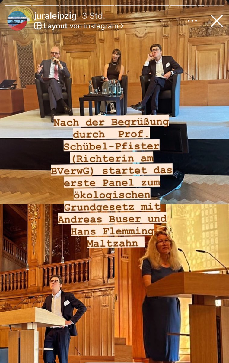 AndreasB0's tweet photo. An honor to speak at the conference of the society of young German public lawyers (#jtoer2024) in the building of the German Federal Administrative Court about planetary dimensions of the German constitution. Some impressions: https://t.co/u17FOuI41C