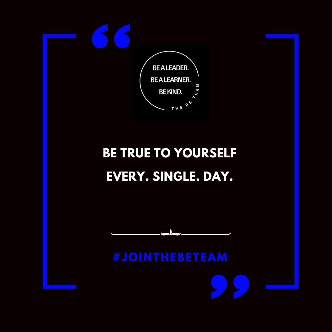 Good Morning! Be True to you today! #jointhebeteam #selfcare #mindful #inspiration #motivation #WednesdayWisdom