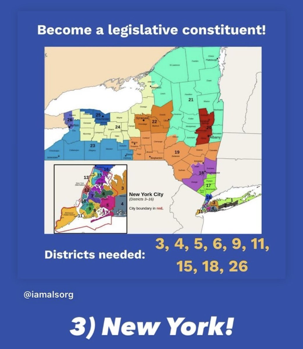 Start spreading the news!  <a href="/iamalsorg/">I AM ALS</a> needs your voice as constituents in all of the districts listed below.

Get ready for it!

I am gonna say it!

It’s up to you New York, New York! 

iamals.org/action/help-th…

#EndALS <a href="/StewartLoeb/">Stewart Loeb</a> #NewYork #wednesdaythought