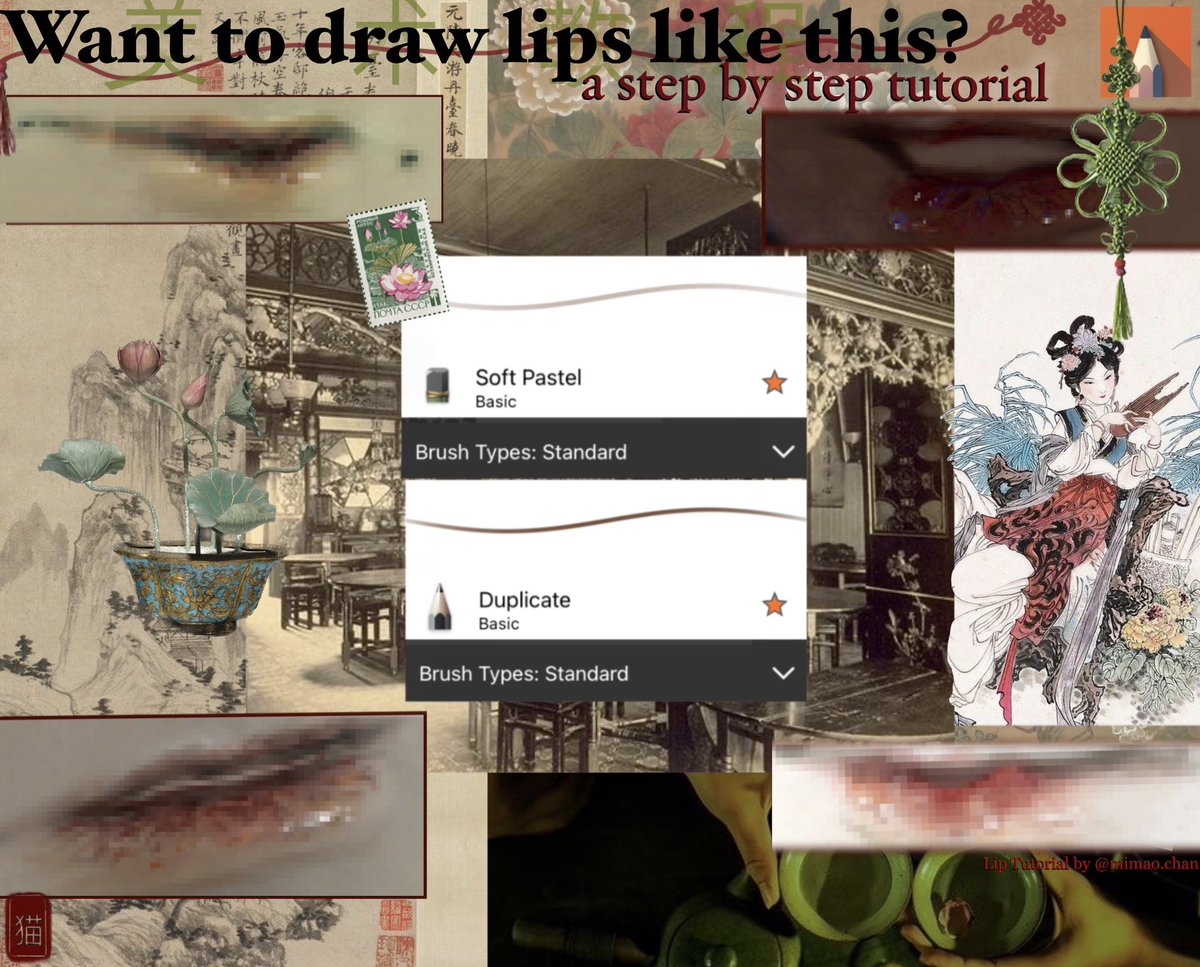 mimao_chan's tweet photo. Lip Tutorial for Artists : ) part 1. #arttutorial #arttips https://t.co/WwlTpunZeV