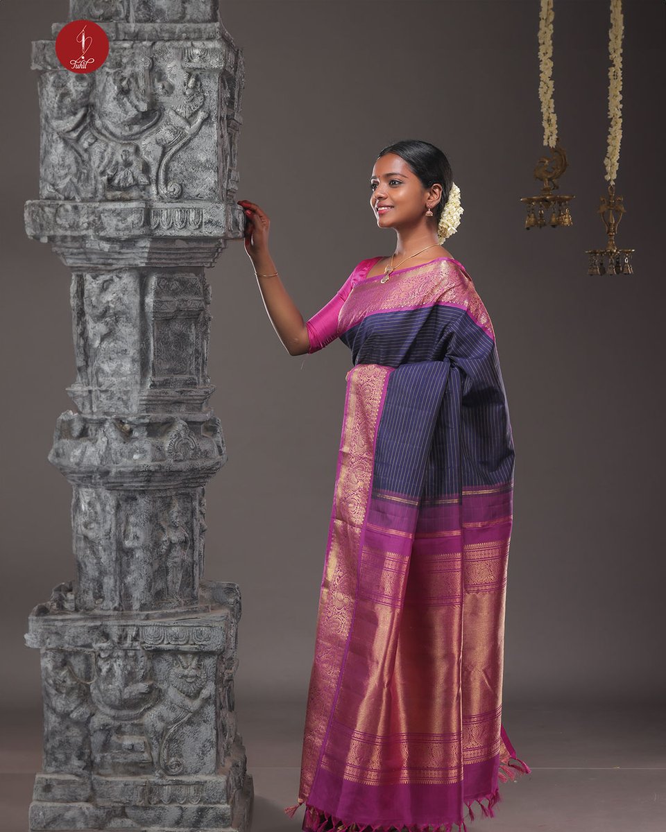 houseoftuhil's tweet photo. The churn of the blue ocean...our pure silk #Kanchipuram saree from #Shanta. Shop now online at https://t.co/L652vCQGOv or visit our store at 1st Floor, E28, 2nd Avenue, Ramaniyam Arcade, Besant Nagar (Above Words &amp; Worths Bookstore) | Entrance on 16th Cross St, #Chennai, India. https://t.co/rMHflQGJ2V