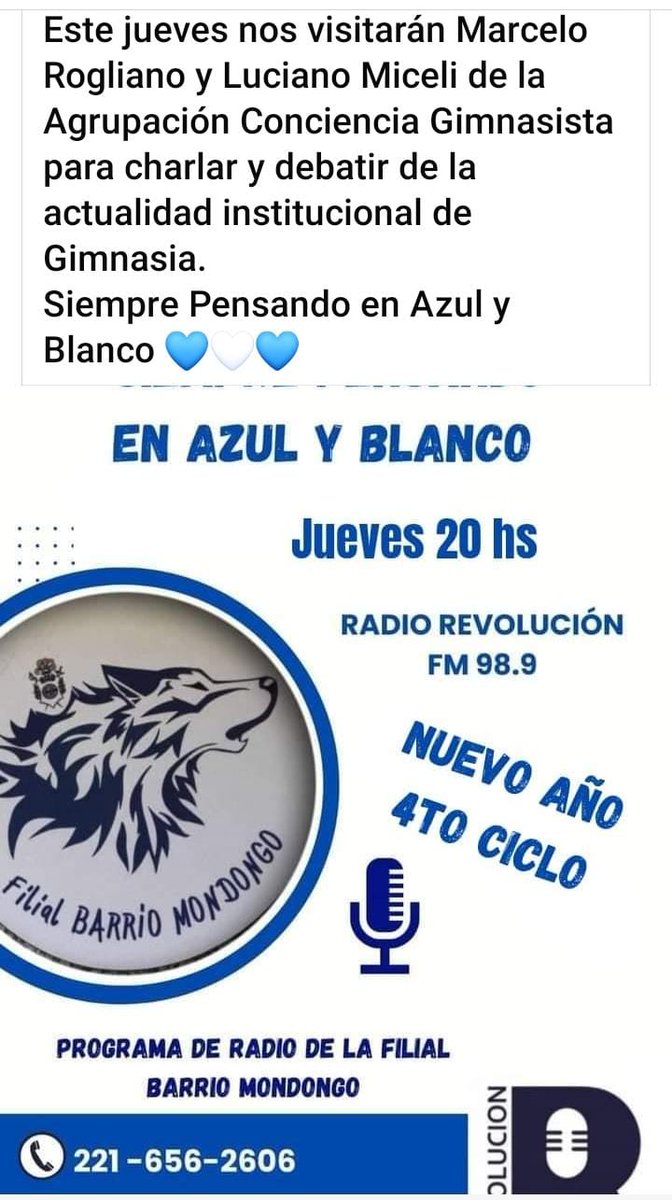 Por un Gimnasia Inmenso tweet media