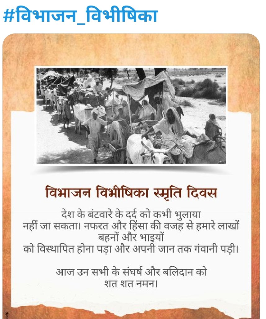 इतिहास को जगाए रखना जरूरी है, ताकि देश को ऐसी विभीषिका फिर न देखनी पड़े