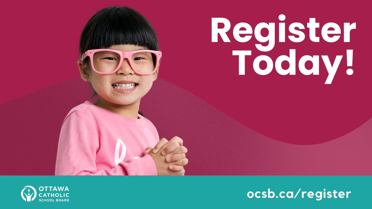 OttCatholicSB's tweet image. 📣 Reminder: School starts September 3! It’s not too late to register for school! We are looking forward to welcoming your child! 🍎#ocsbFirstDay #ocsbFamily

🔗 Find your school: schoollocator.ocsb.ca:8081/Eligibility.as…

🔗Register: ocsb.ricohcloudecm.ca/Forms/StudentR…