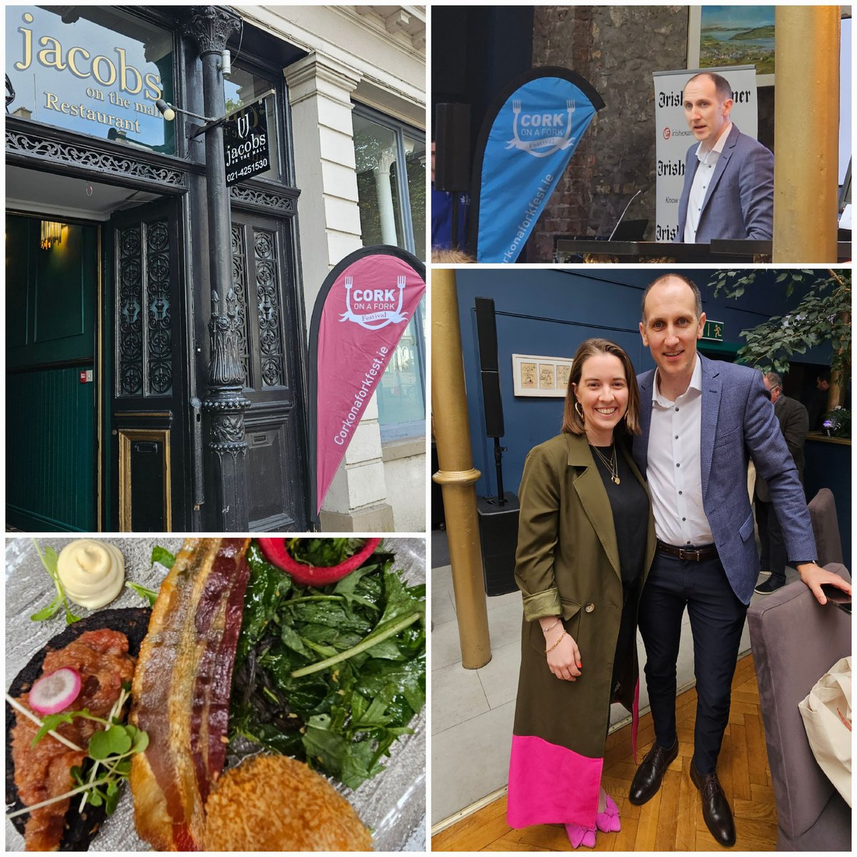 Huge thanks to the <a href="/irishexaminer/">Irish Examiner</a> &amp; <a href="/KPMG/">KPMG</a> for inviting us to the launch of  <a href="/corkonaforkfest/">CorkOnAForkFest</a> in the fab <a href="/JacobsOnTheMall/">Jacobs On The Mall</a> Really interesting panel discussion on the future of Irish food &amp; very tasty locally sourced breakfast.Great catching up with old &amp; new faces #CorkFoodCapital