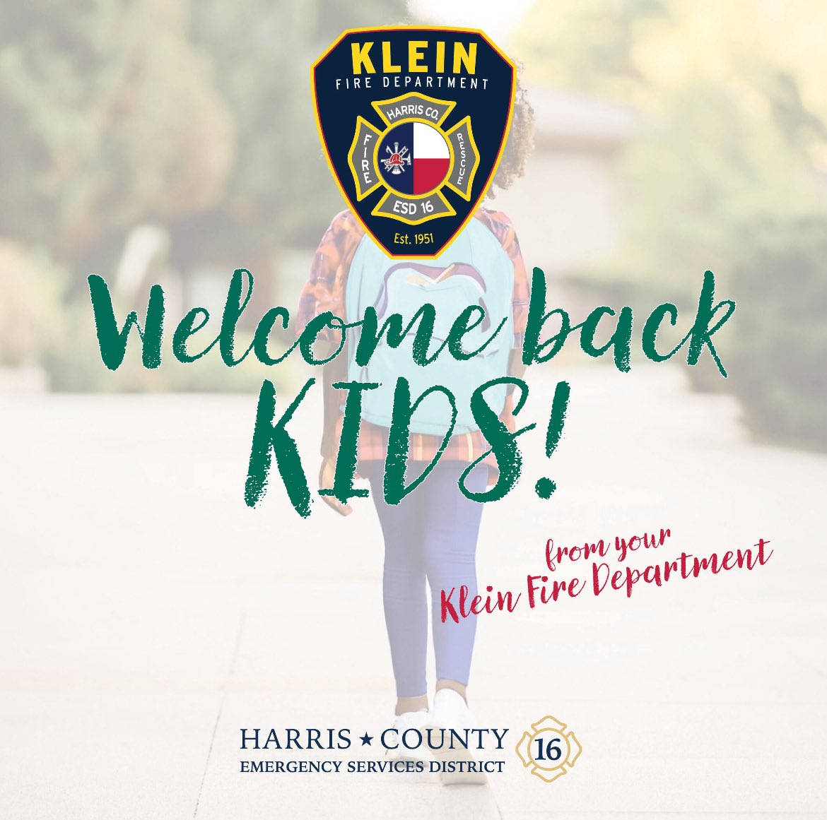 Kleinfiredept's tweet image. Happy First Day of School!!

#drivefriendly #SchoolZoneSafety #firstdayofschool #applefortheteacher #KleinFireDept #hcesd16