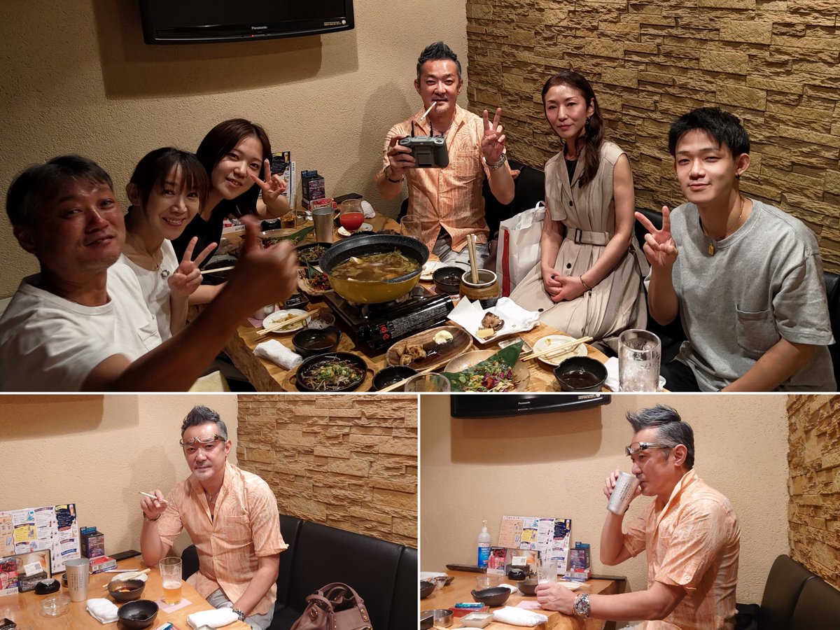 hrokf1's tweet photo. 誕生会🎂ドローン撮影📷
二男と娘が帰省して集まってくれて嬉しい​！
娘と恋愛談義する歳になるとは🥹
和牛タンしゃぶ美味いが牛ハラミのやわらかタレ焼き今日イチ👍

#のんびりな居酒屋にじいろ 
https://t.co/cgRkNDvpLP
#mini4pro https://t.co/fXRQhti0aR