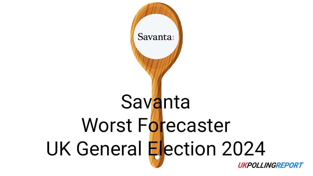 UK Polling Report (@pollingreportuk) on Twitter photo Commiserations to <a href="/Savanta_UK/">Savanta UK</a> and a wooden spoon for being the worst forecaster of #GE2024.
pollingreport.uk/articles/the-g… Commiserations to <a href="/Savanta_UK/">Savanta UK</a> and a wooden spoon for being the worst forecaster of #GE2024.
pollingreport.uk/articles/the-g…