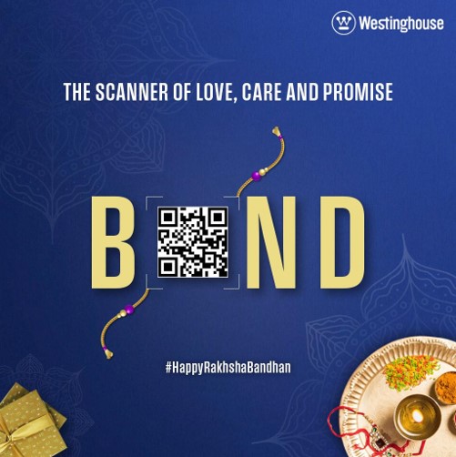 This Raksha Bandhan, let's strengthen the bond withwesting house tv. Scan the QR Code to get amazing offers on all of our TV range.

#RakshaBandhan #SiblingLove #ModernBond #Westinghouse #TechMeetsTradition