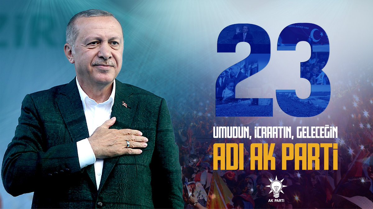 Emre USTAOSMANOĞLU (@emre_uosmanoglu) on Twitter photo Genel Başkanımız, Cumhurbaşkanımız Sn. <a href="/RTErdogan/">Recep Tayyip Erdoğan</a> ’ın liderliğinde 14 Ağustos 2001’de kurulan Milletin partisi AK Parti'miz 23 yaşında 🇹🇷
#AKParti23Yaşında Genel Başkanımız, Cumhurbaşkanımız Sn. <a href="/RTErdogan/">Recep Tayyip Erdoğan</a> ’ın liderliğinde 14 Ağustos 2001’de kurulan Milletin partisi AK Parti'miz 23 yaşında 🇹🇷
#AKParti23Yaşında