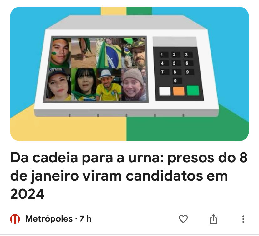 Não falta mais nada !