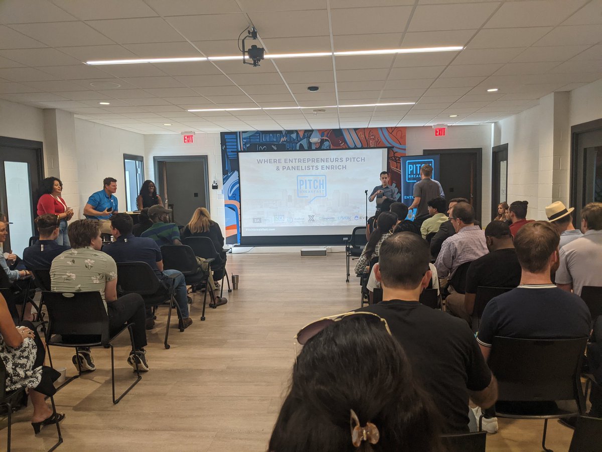 Love attending <a href="/PitchBreakfast/">PitchBreakfast</a> again in Charlotte. I meet new people every time.