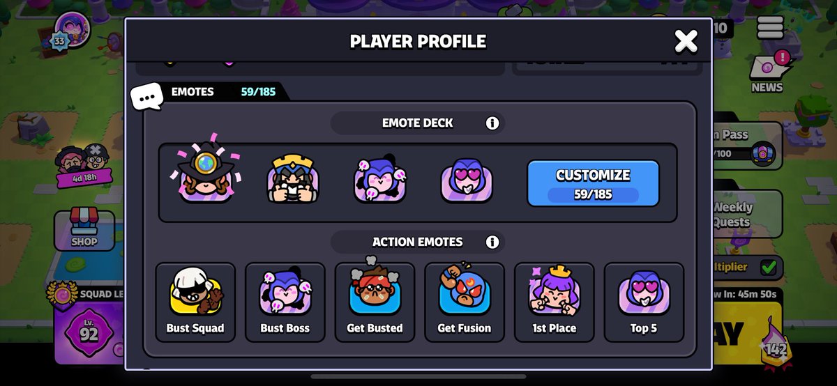 How did you sort your emotes? 😎🔥 post screenshot