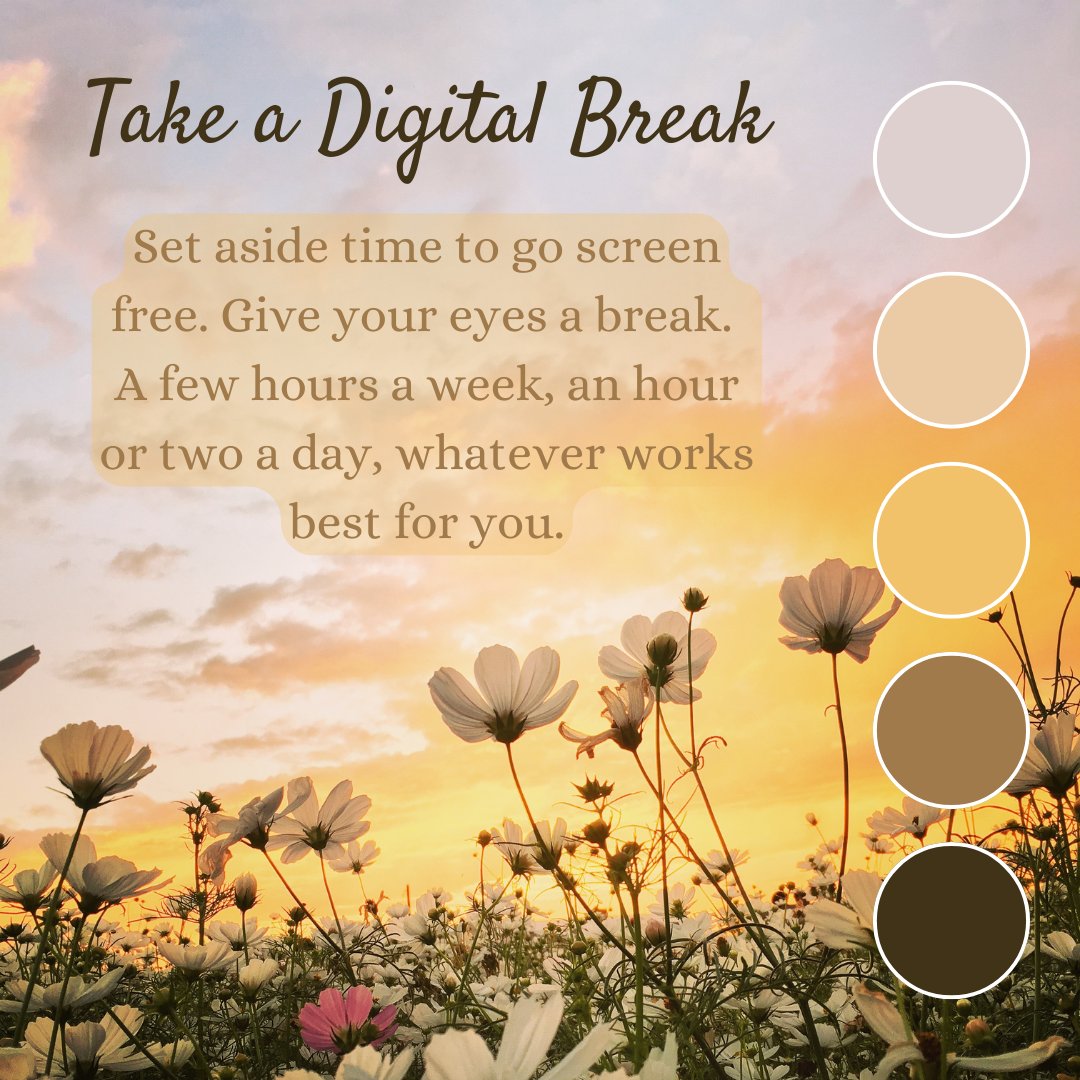 Let's talk digital detox. Taking a break from screens, even just for a little while, can help reset your mind and boost your mood. 🌅 How do you disconnect and recharge? #DigitalDetox #WellnessWednesday