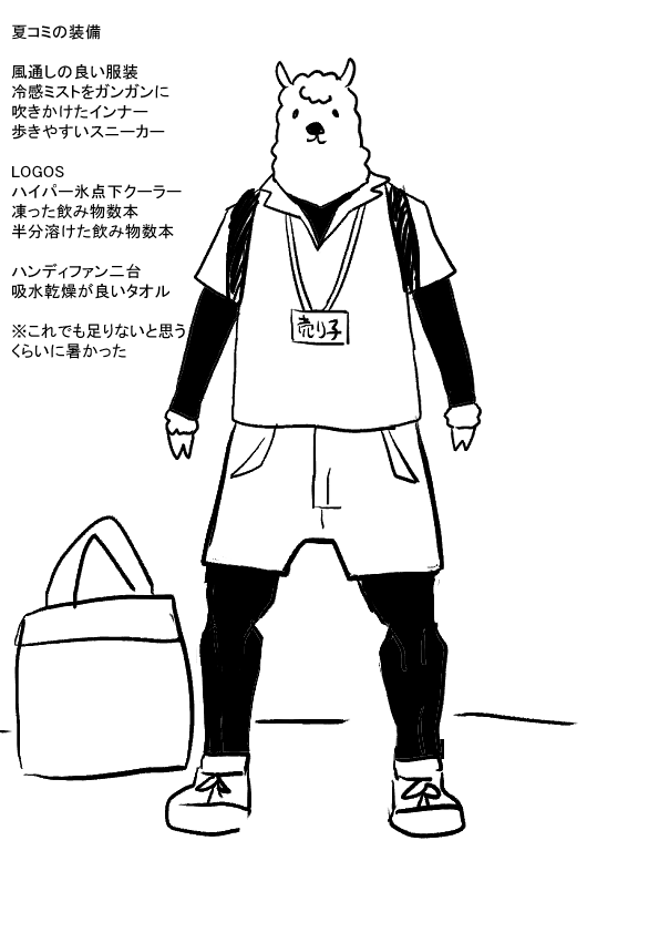 夏コミの僕です 

化け物め～ 