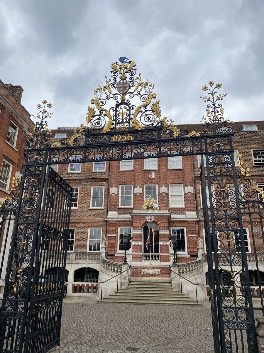 At the College of Arms to look at some forged documents.