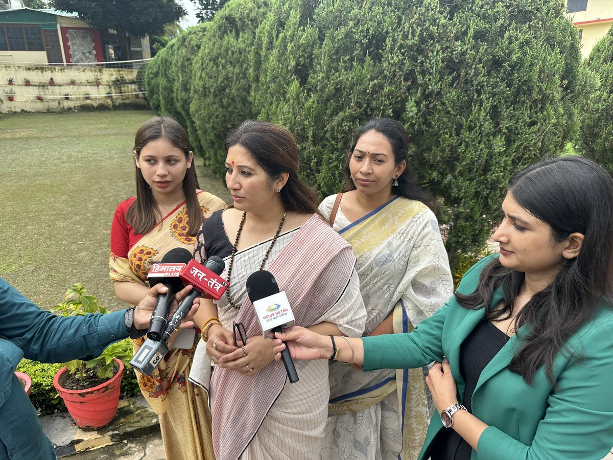 oorjacare's tweet photo. The program featured esteemed guests, including BJP State President and RS MP Mahendra Bhatt ji (@mahendrabhatbjp), 
MOS in the UK Govt 
Vishwas Dawar ji, VC HNB Medical University M.L. Bhatt ji, Prof Sunil Kr &amp; the Chairman CIMS College Lalit Joshi ji were present in the program https://t.co/wCoDQAAdk0