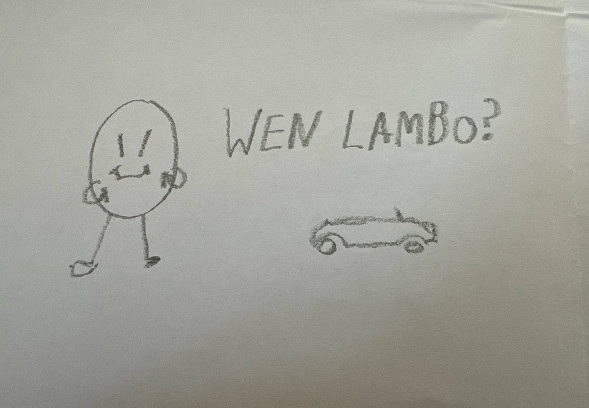 Paul says wen lambo?