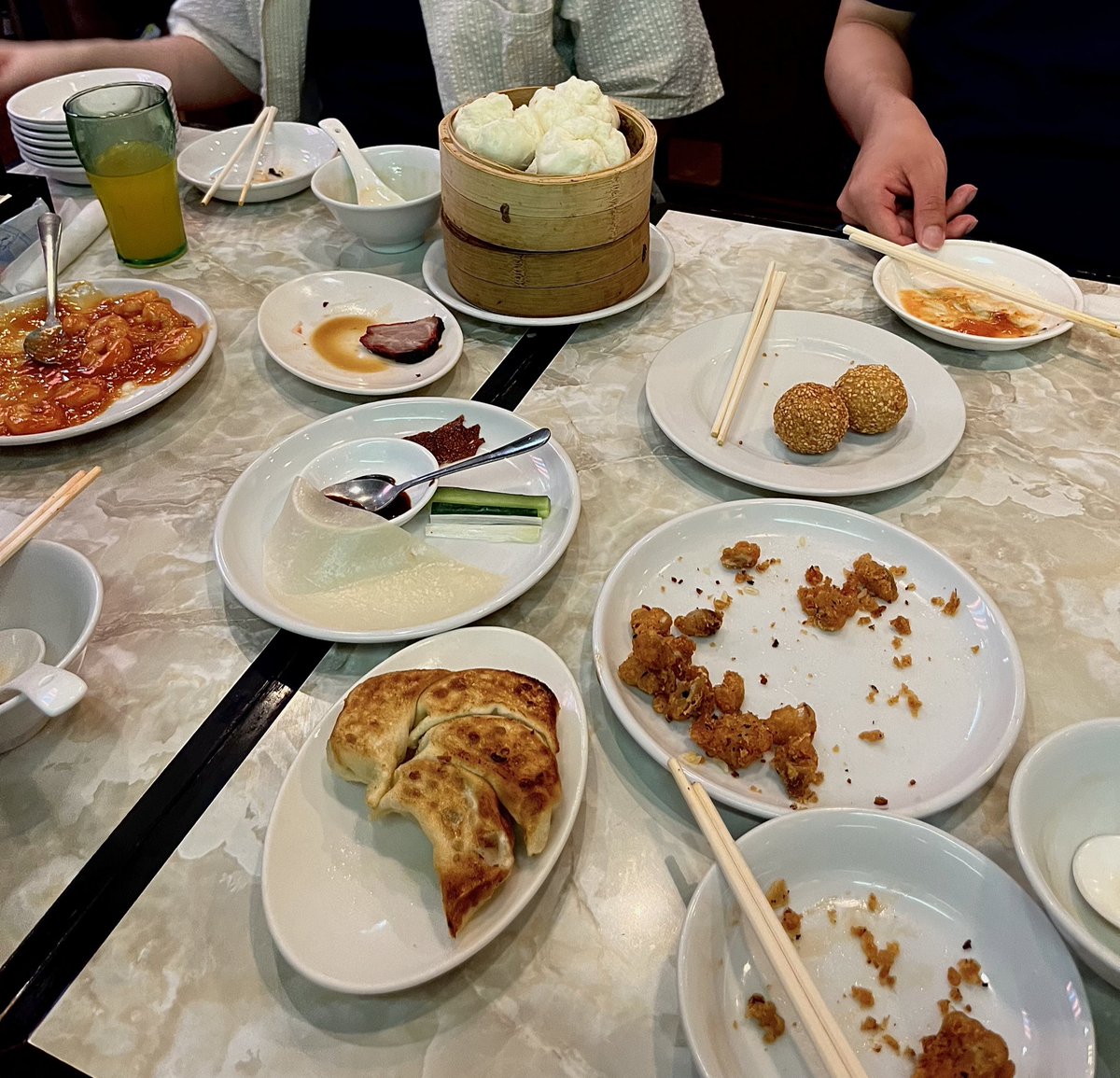 慶通の方と中華食べ放題行ってきました🥢⸜(  ॑꒳ ॑ * )⸝🥟
本当に楽しかった~~~!!