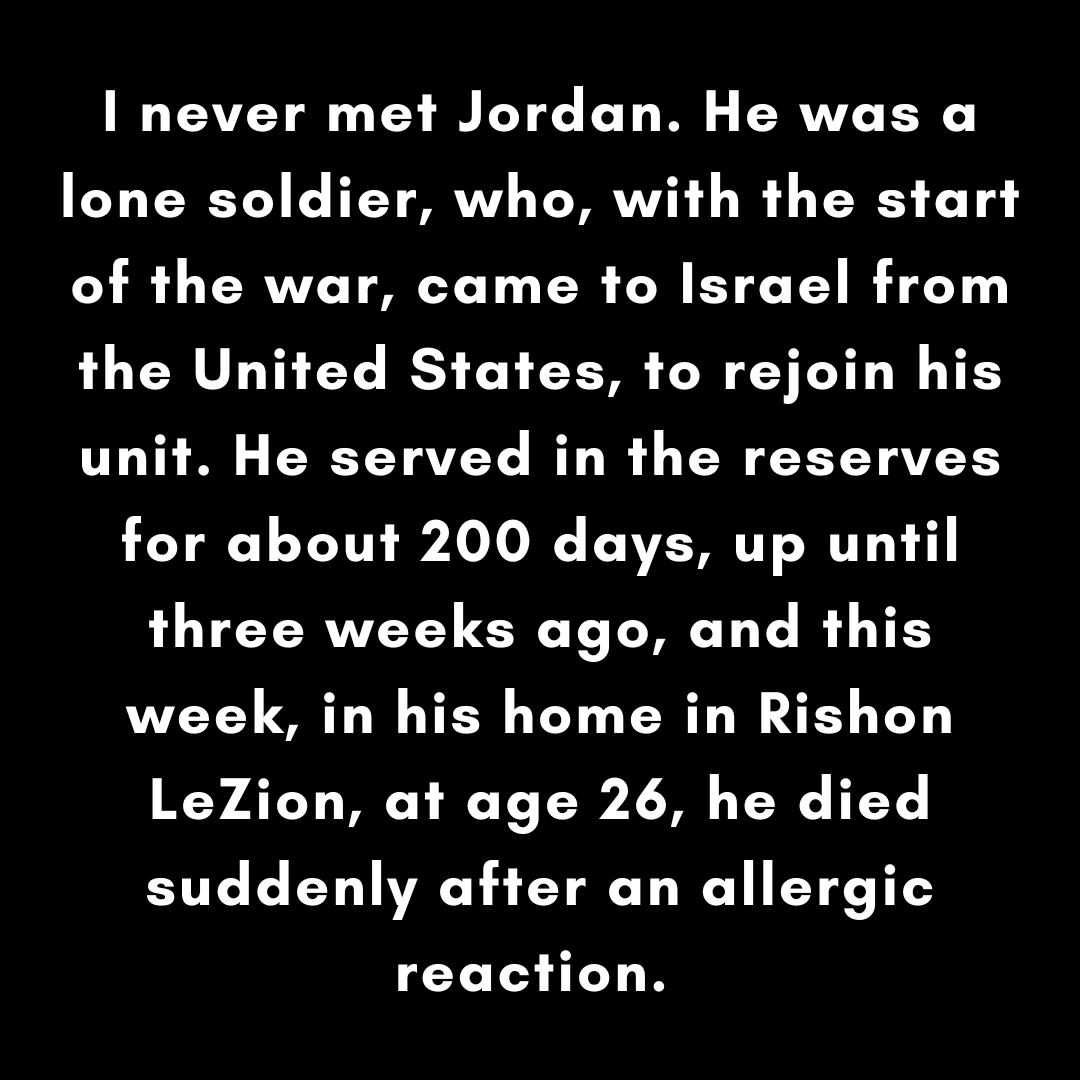 world_WIZO's tweet photo. "Yesterday I saw the heart of Israel," writes Ora Korazim, WIZO Israel's Chairperson after attending Jordan Cooper's funeral, along with thousands of Israelis who never met the former lone soldier. #jordancooper https://t.co/mUgKKHTnsb