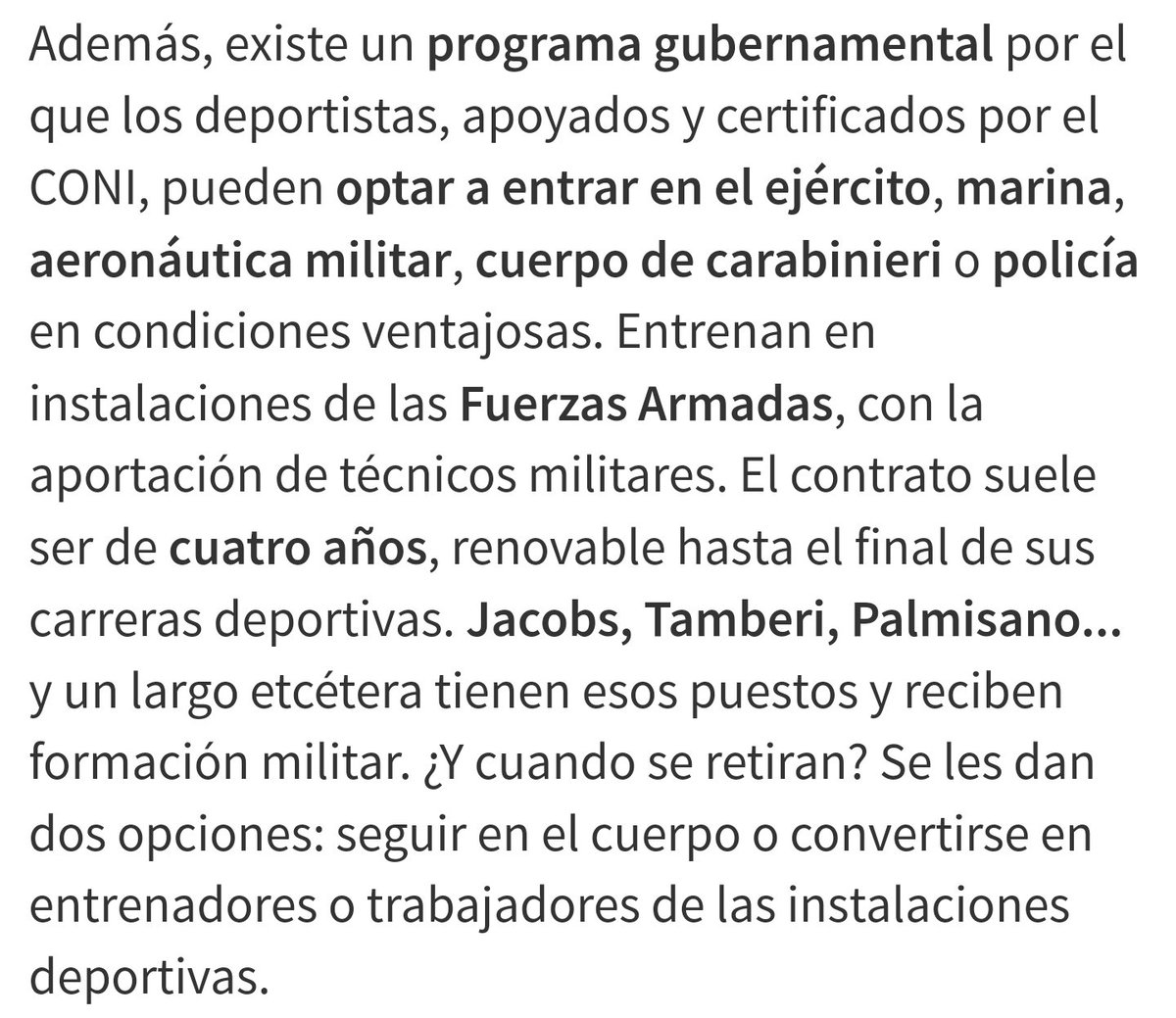 Tengo muy claro que esta es la clave.
Si te aseguras un futuro, podrás trabajar el presente.

as.com/juegos_olimpic…