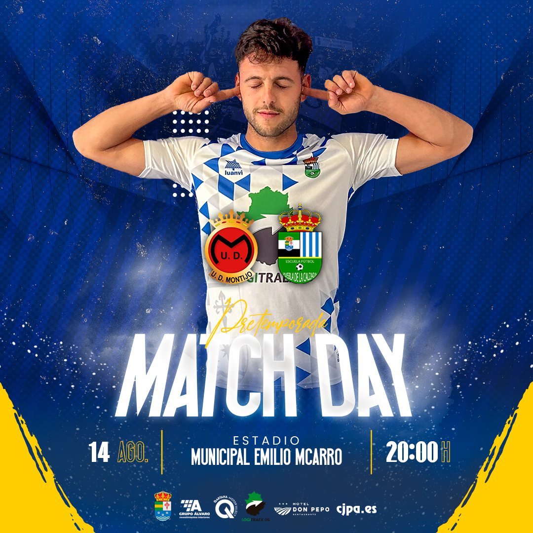 🎯 #MatchDay ➩ 𝗣𝗿𝗶𝗺𝗲𝗿 𝗘𝗾𝘂𝗶𝗽𝗼
🆚 <a href="/UDMONTIJO/">Unión Deportiva Montijo</a>
⏰ 20:00h
🏟 Mpal. Emilio Macarro 

#ElDerbiDeLasVB ⚔️

🫶 #PorLoQueAmas
💪 #VMP | #EFP ‘A’ 🔵⚪