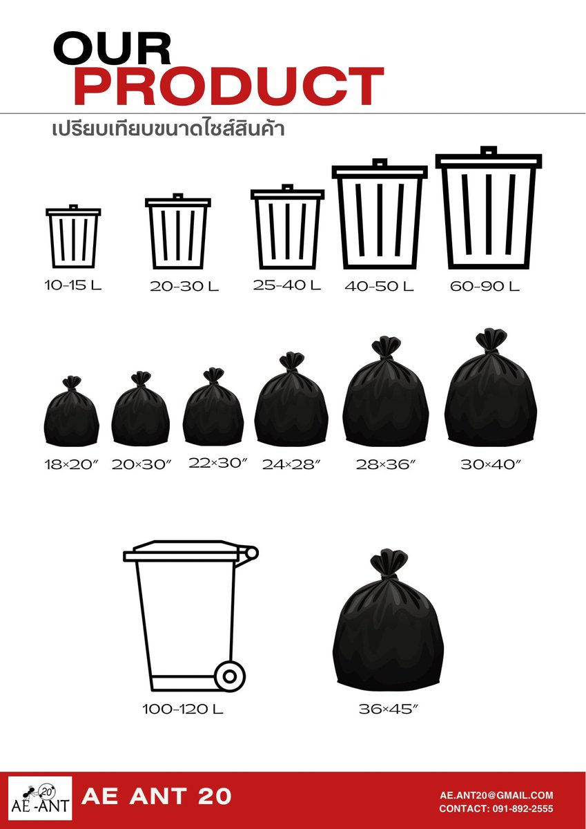 ขอขายถุงขยะของแบรนด์ตัวเองคับ 🙏🏻✨

เป็นถุงขยะที่ทางบ้านเราสั่งผลิตเองกับโรงงานไทยค่ะ ไทยแท้1000000%  เป็นเกรดเดียวกับห้างดังกับที่โรงพยาบาลใช้เลยค่ะ เพราะส่งให้รพ.อยู่ 5555555 ขอฝากถุงขยะแบรนด์An Ant ชื่อเราเอง ไว้ให้คนไทยทุกคนด้วยนะคะ ขอบคุณค่า 🤍🤍🤍