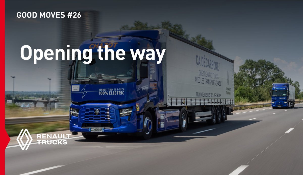 RenaultTrucksCo's tweet photo. [Good Moves #27] 

Get the flow going⚡ 
Find out how we plan to do our part 👉 https://t.co/pqsu4gi11q 

#JoinTheGoodMove https://t.co/T2uQEoJpNK