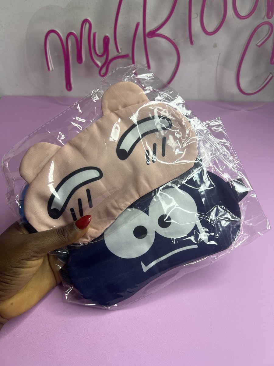 My_Bloom_Chic's tweet image. Sleeping eye mask with cooling gel, helps reduce eye puffiness.
2000 naira each