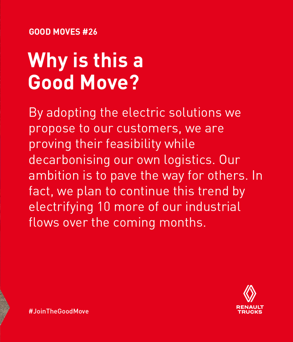 RenaultTrucksCo's tweet photo. [Good Moves #27] 

Get the flow going⚡ 
Find out how we plan to do our part 👉 https://t.co/pqsu4gi11q 

#JoinTheGoodMove https://t.co/T2uQEoJpNK