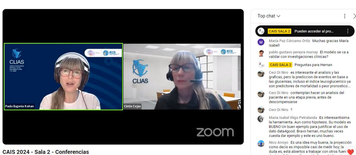 ¡Estamos en vivo - en dos salas simultáneamente!🤩

Sala 2 Ahora 
Marco regulatorio de IAcon Paula Kohan y Cintia Cejas (CIIPS-CLIAS)

Link: youtube.com/watch?v=IAPcJ5…

Todavia no te anotaste? Hacelo acá:
lnkd.in/dKrj8a_J