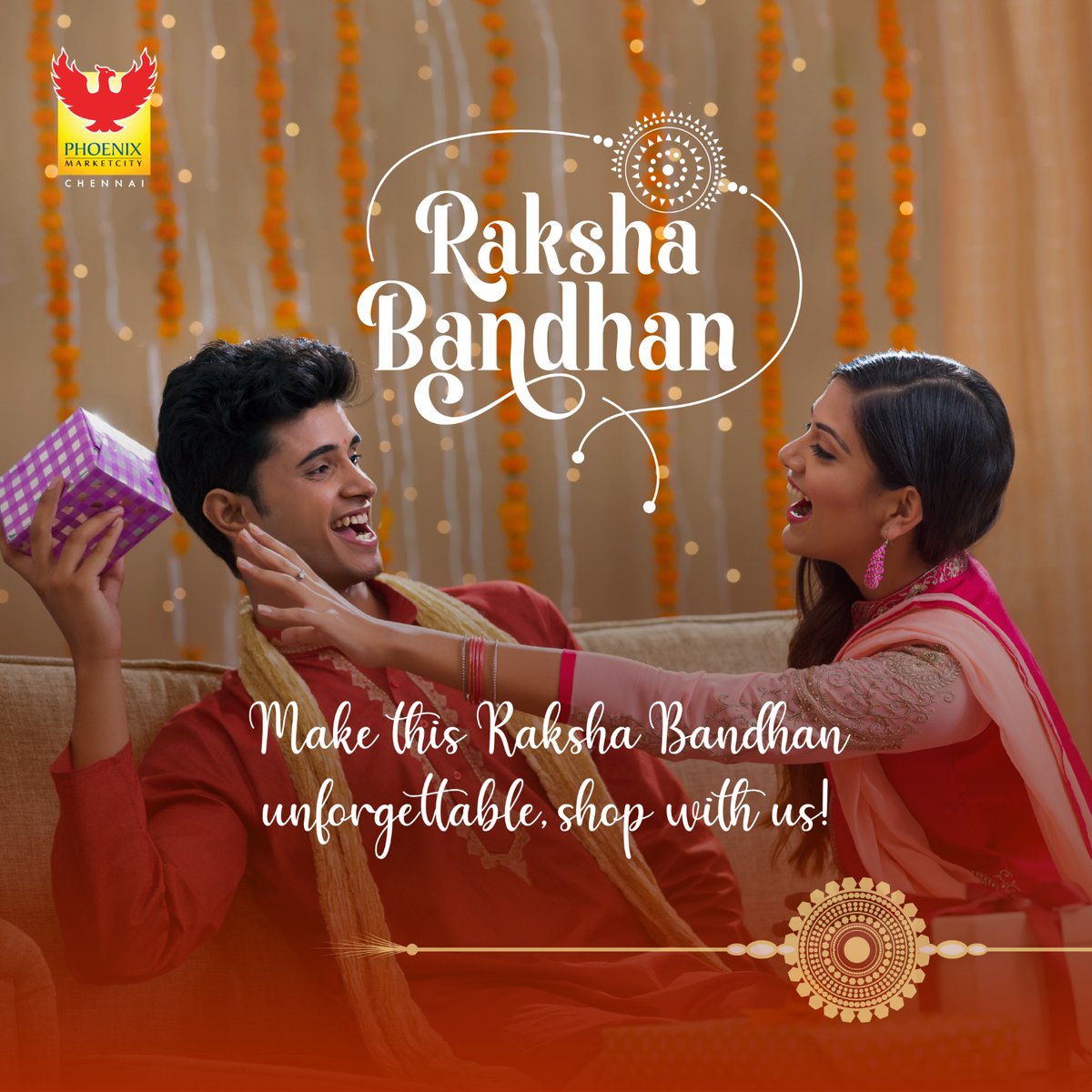 pmcchennai's tweet image. Make this Raksha Bandhan a memorable one! Shop from top brands and gift your siblings the best at Phoenix Marketcity, Chennai. Celebrate the bond of love and affection like never before!

 #RakshaBandhan #PhoenixMarketcity #TopBrands #SiblingLove