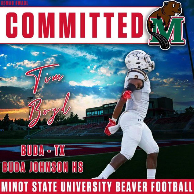 Timothy Boyd (@tboydfrm512) on Twitter photo Thanking God for this opportunity thanking all my family and coaches who got me to this point and thank you <a href="/Coach_Mitch2/">Semaj Mitchell</a> and the <a href="/MSUBeaversFB/">Minot State Football</a> staff for believing in meππΎπ― <a href="/CoachCarlin/">Sam Carlin</a> <a href="/CoachAntoine/">Ron Antoine, M.Ed</a> Thanking God for this opportunity thanking all my family and coaches who got me to this point and thank you <a href="/Coach_Mitch2/">Semaj Mitchell</a> and the <a href="/MSUBeaversFB/">Minot State Football</a> staff for believing in meππΎπ― <a href="/CoachCarlin/">Sam Carlin</a> <a href="/CoachAntoine/">Ron Antoine, M.Ed</a>