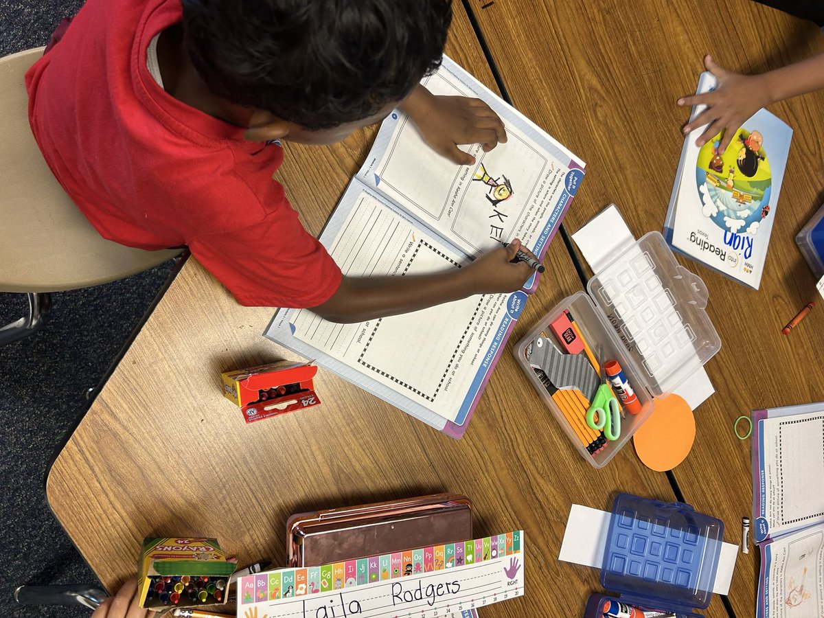 ms_miller23's tweet photo. We are starting to learn about story elements! Today we practiced characters and setting!! @StoryFalcons https://t.co/TmpiTCJODN