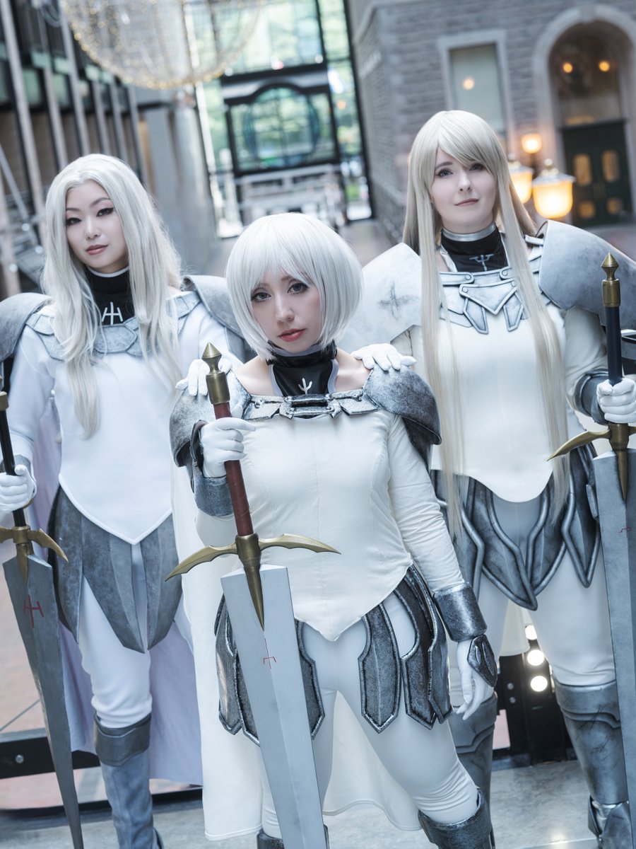 I COULDN'T WAIT TO SHARE OUR FIRST TRIO SHOT 😭😭😭 Dream group accomplished!! Please give all the love to this post it would mean so much 🙏

Clare is digi_rin (IG)
Teresa is <a href="/Natalah_/">Natalie @ Pomfinity</a> 
📸raindrop_tony (IG)

#claymoreanime #clare #teresa #galatea #Claymore
