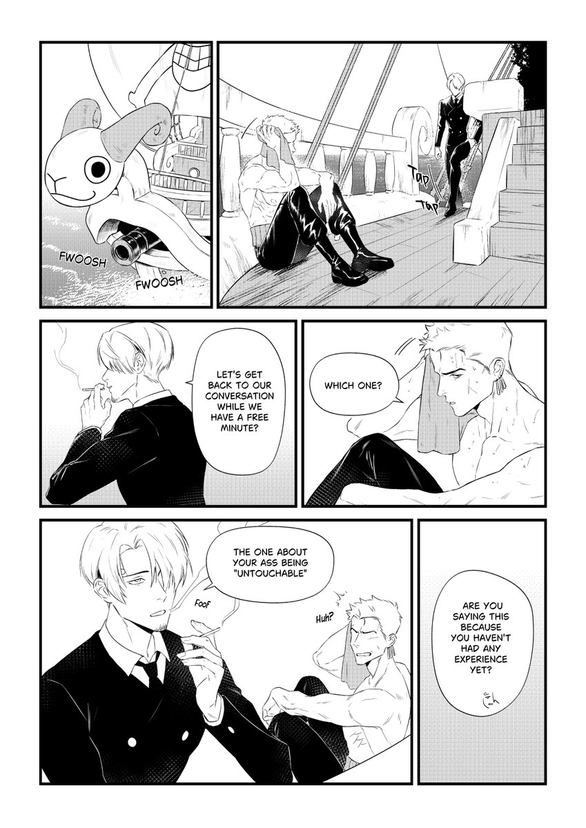 XX_xx_art's tweet photo. [NSFW Sanzo] "Lessons" | Doujinshi
#ONEPIECE #Sanzo #Zosan #Sanji #Zoro 
(4/17) https://t.co/5r2UmcRTI5