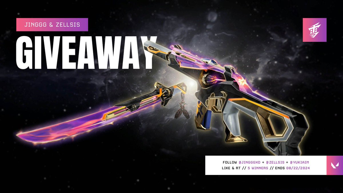 PRX Jinggg (@jingggxd) on Twitter photo 🏅 Jinggg x Zellsis Giveaway 🏅
5x Champions 2024 Bundle
To enter:
1️⃣ Follow <a href="/Jingggxd/">PRX Jinggg</a> + <a href="/Zellsis/">Jordan Belfort - sell the sentinels bundle</a> + <a href="/YukiAim/">Yuki Aim</a>
2️⃣ Like + RT this tweet.
3️⃣ Tag 2 Friends.
🏆 5 Winners.
🗓️ Ends August 22. 🏅 Jinggg x Zellsis Giveaway 🏅
5x Champions 2024 Bundle
To enter:
1️⃣ Follow <a href="/Jingggxd/">PRX Jinggg</a> + <a href="/Zellsis/">Jordan Belfort - sell the sentinels bundle</a> + <a href="/YukiAim/">Yuki Aim</a>
2️⃣ Like + RT this tweet.
3️⃣ Tag 2 Friends.
🏆 5 Winners.
🗓️ Ends August 22.