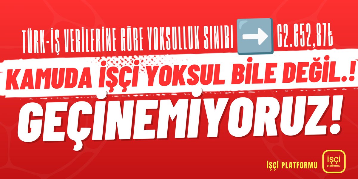 Kamu işçileri Olarak
#zordayizgecinemiyoruz ❗❗❗