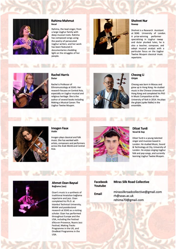 We're thrilled to announce our six-city tour - "Connecting Communities and Sustaining Uyghur Culture in the Diaspora."  starting in Brussels on Sept 1 and ending in Ankara on Sept 15.  Join us in Brussels at the Musical Instrument Museum on Sept 1 at 3pm. mim.be/en/activity/mi…