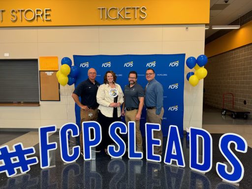 UMSHawks's tweet photo. The UMS Administrative Team is ready for a great start to the 24’-25’ SY after a big opening with all of our FCPS leaders. Thank you to #FCPSLEADS for the gift bag, we are already discussing our thoughts on, “The Psychological Safety Playbook”! https://t.co/USnmChrfcg