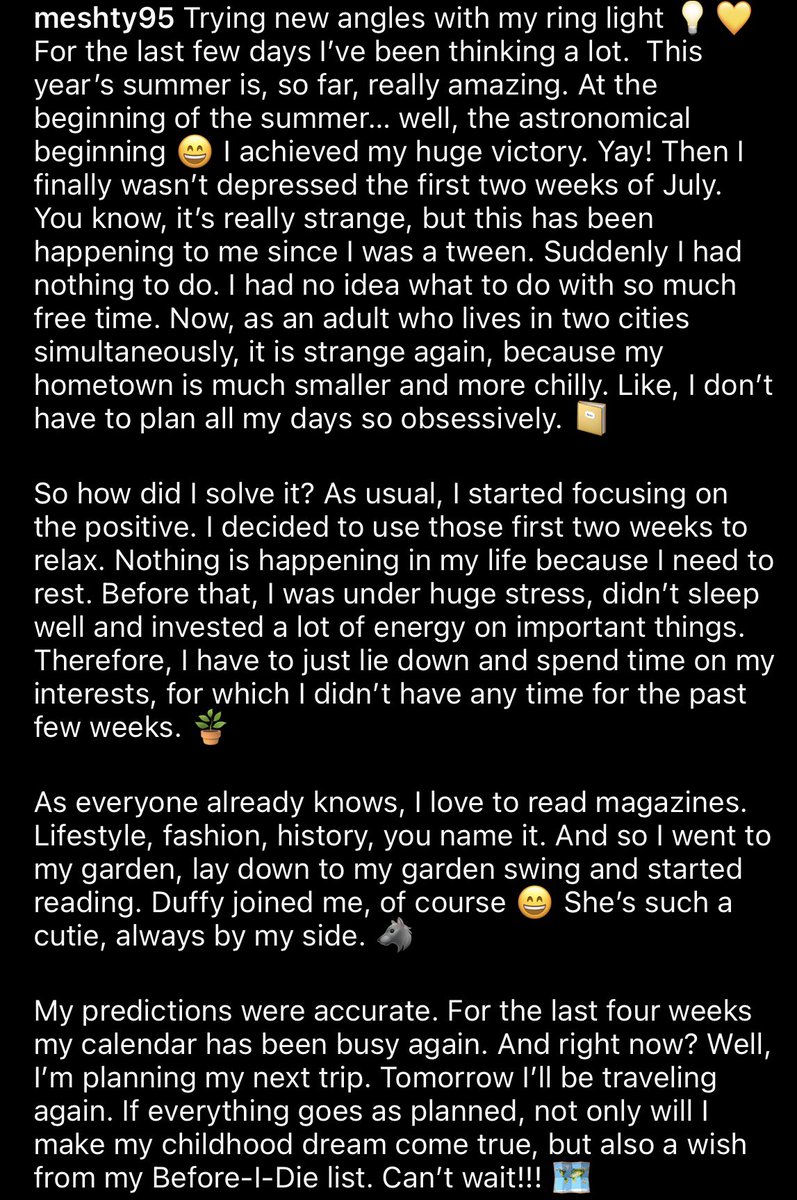 meshty95's tweet photo. #diary #thoughts #memories #blogger #blog #writer #writing #write #myself #twitterdiary #slovakgirl #czechgirl #hungariangirl #slavicgirl #slavette #easterneuropeangirl #lifeofmeshty #ringlight #bloggersoftwitter #plans #girlsontwitter #girlswhowrite 
-
📔🗺️🪴🐺🩵
- https://t.co/468jvrjzQe