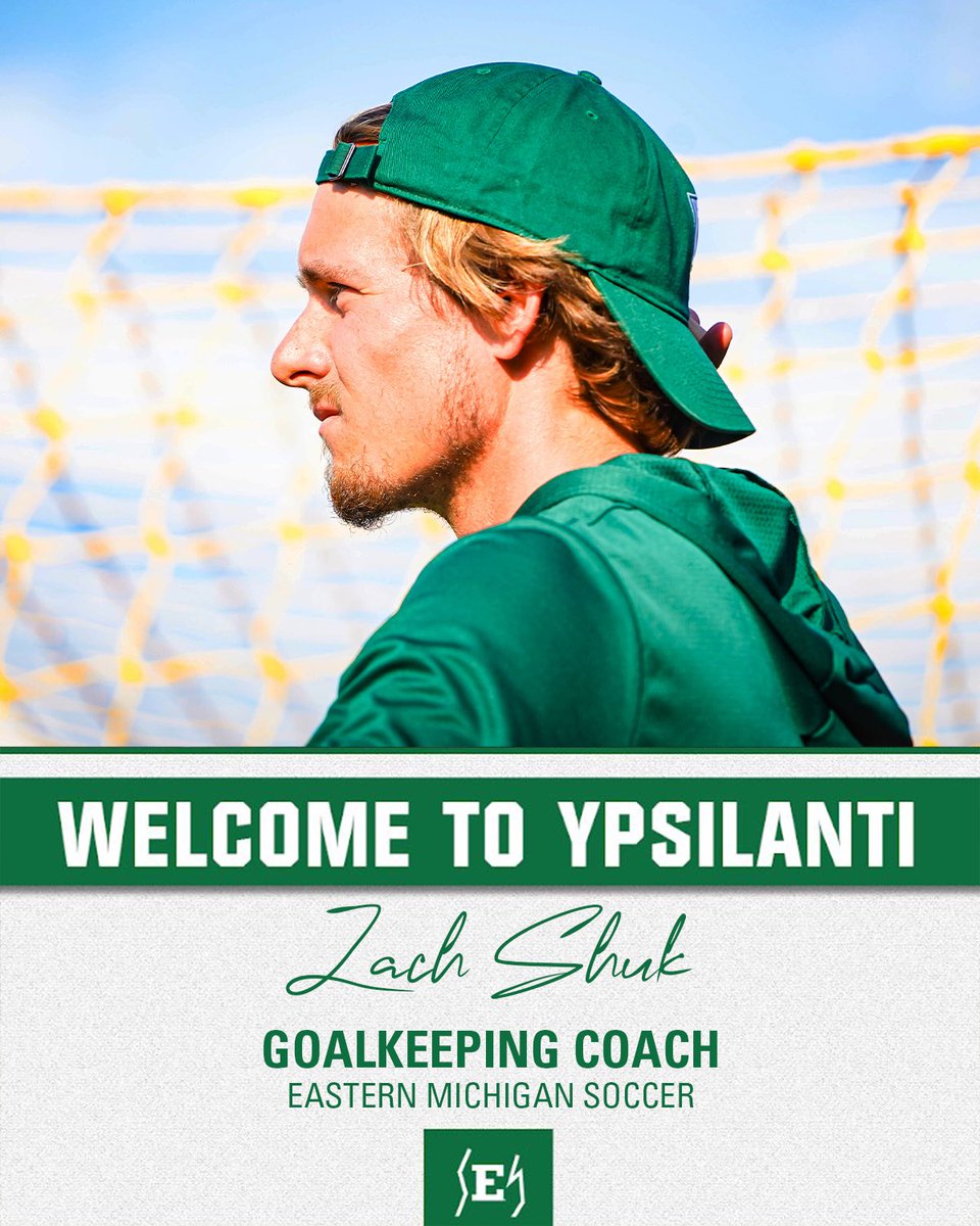 Welcome, Zach! 👋 

Zach Shuk has been added to the squad as Goalkeeping Coach! ⚽️ 

#EMUEagles
