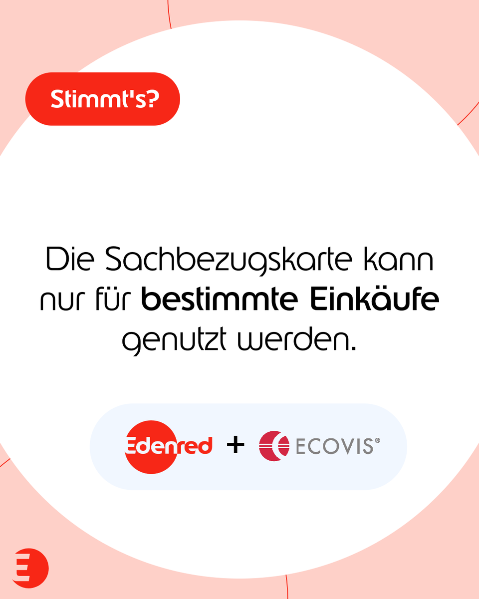 Edenred_D's tweet photo. Haben Sie sich auch schon gefragt, wie flexibel Ihre Sachbezugskarte wirklich ist? 🤔 Gemeinsam mit unserem Partner @ecovis_com stellen wir sicher, dass alle rechtlichen Rahmenbedingungen eingehalten werden. So profitieren Unternehmen und Mitarbeitende gleichermaßen. 💯 https://t.co/HUlwOSZ0Pb
