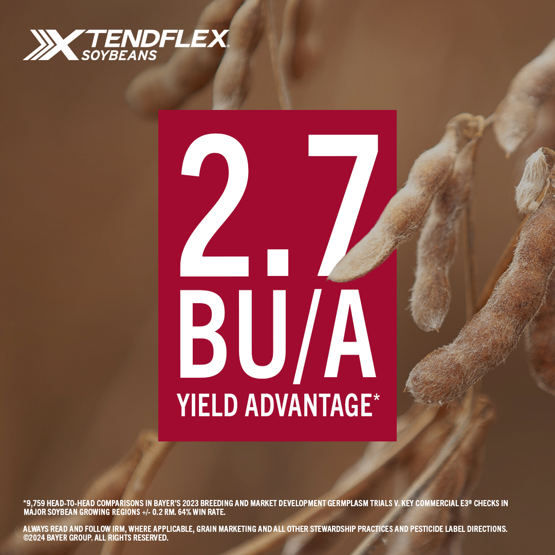 Discover #XtendFlex soybeans and see what 2.7 bu/A yield advantage* looks like. It's innovation that translates into success in your fields!